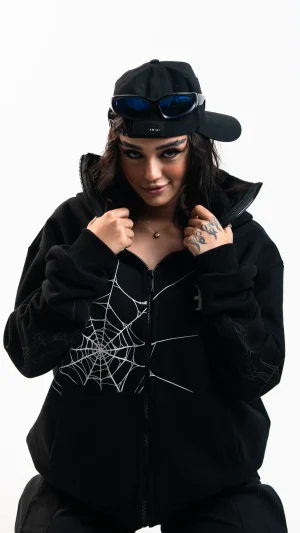 Balaclava hoodie black